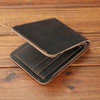 Portefeuille Homme en Cuir Véritable Dollar US 2025 Premium Vintage Nouveau