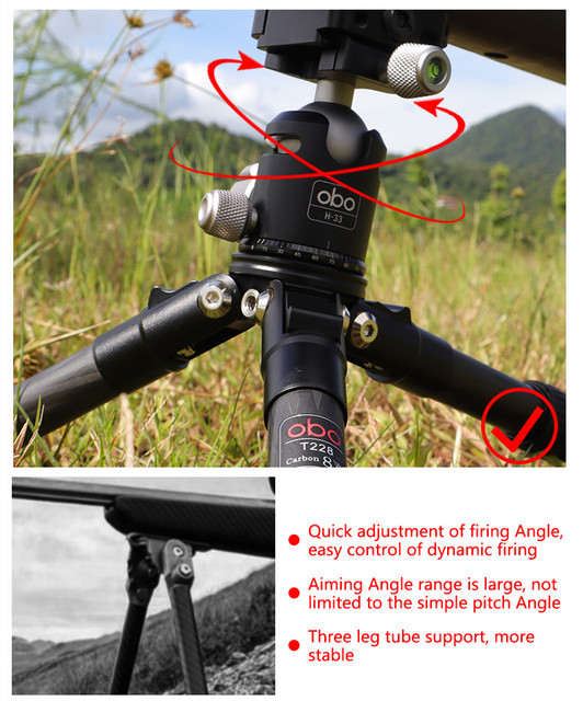 New Design 360 Degree Camera Tripod Ball Head for Tripod and Monopod