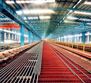 Hongteng - Linha de produção de barra reforçada com ângulo H, laminador de aço de 1-15 toneladas, rolo de fio, ferro laminado a quente, linha de produção de vergalhões