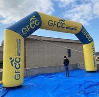 Arche gonflable personnalisée grand format en tissu Oxford/bâche PVC, imperméable et résistante aux intempéries, pour la publicité, les courses et les festivals