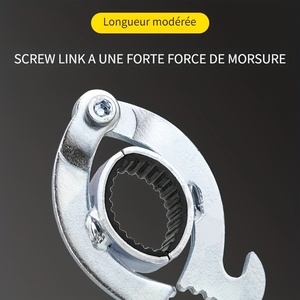 Bricolage Ménage Bubbler Clé Démontage Outil Robinet Sortie Buse Robinet Filtre Bassin Mousseur avec Système <span class=keywords><strong>de</strong></span> Mesure Métrique - Product Image 6