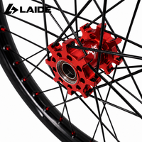 Jeu de jantes à rayons KKE 21/18, 1.6x21 avant, 1.85x18 arrière, en aluminium 7050-T6 anodisé pour moto électrique Sur Ron Light Bee X