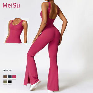 Combinaison de yoga moulante <span class=keywords><strong>nude</strong></span> pour femme, style décontracté, pour la danse, le fitness et le sport, nouveau style, ensemble de yoga, fabriqué en Chine - Product Image 6