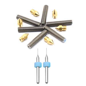 Impressoras 3D Peças DIY Kit 0.4mm Agulha de Limpeza + MK8 bocal de Limpeza Brocas 0.4mm + M6 30mm Eliminação Gap Rosca Rod - Product Image 3