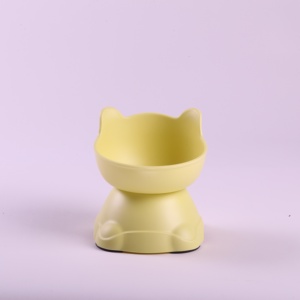 Bol pour chat incliné OEM ODM, antidérapant, en plastique, surélevé, pour nourriture et eau, disponible en plusieurs couleurs - Product Image 2