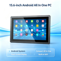 PC Todo en Uno Industrial con Pantalla Táctil Android de 15.6 Pulgadas con Interfaz DVI, Monitor de Pantalla Táctil Industrial de Montaje en Pared