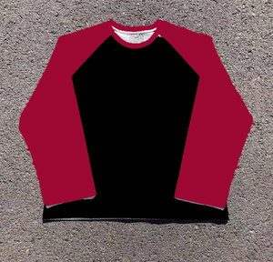 Custom Blank Heavyweight 270gsm Regular Fit Langarm T-shirt Raglan Langarm T-shirts voor Heren Casual Kleding - Product Image 1