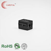 Clamp Split Ferrite Core EMI Filter Choke Small Equipment Cable Noise Absorbing Core 10mm Inner Diameter 80D