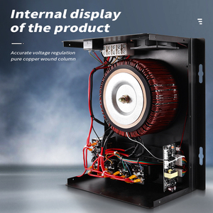 Plal TMP-10KVA שלב אחד 10kva ac מתח אוטומטי מייצב מתח (<span class=keywords><strong>avr</strong></span>) עם ממסר אלקטרוני 220 פלט v - Product Image 3