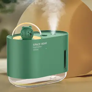 Hadiah natal untuk remaja perempuan pelembap anak mudah rumah portabel penyebar Aroma kabut Humidifier ganda Aroma basah esensial
