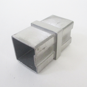 Joiners de tuyaux carrés en acier inoxydable 316 pour balustrades de mains courantes - Product Image 2