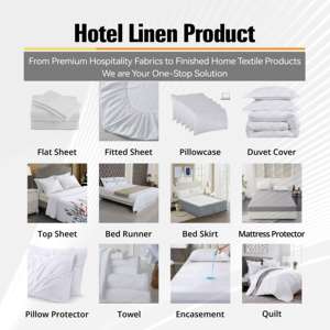 Hotel Quality Durable Bulk Bed <strong>Fitted</strong> <strong>Sheet</strong> King Queen Size PolyCotton Bedsheet Stripe Luxury White Bed <strong>Sheets</strong> Set - Product Image 6