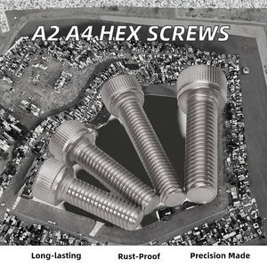 DIN 912 thép không gỉ Hex ổ cắm đầu nắp bên trong hình lục giác vít hệ thống số liệu kích thước M1.6 M2 M2.5 M3 M4 M5 M6 M7 M8 M9 A2 A4 - Product Image 3