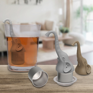 Petit infuseur à thé en silicone écologique en forme d'éléphant, filtre à thé en silicone - Product Image 3