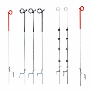 गैल्वेनाइज्ड इलेक्ट्रिक बाड़ पिटेल पोस्ट सुरक्षा के लिए लेपित सतह के साथ जस्ती और मेष बाड़ लगाने के लिए - Product Image 1