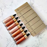 Crème Visage Corps Bronzer Shimmer Glitter Highlighter Maquillage Private Label Liquid Highlighter