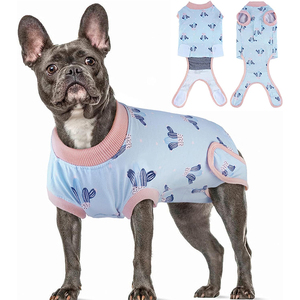 Gran oferta, pantalones fisiológicos para perros personalizados, convenientes pañales lavables menstruales reutilizables para perros de poliéster para recuperación quirúrgica sólida - Product Image 3
