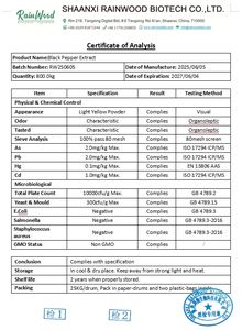 Groothandelsprijs 1Kg Piperine Zwarte Peper Extract Poeder Piperine - Product Image 2