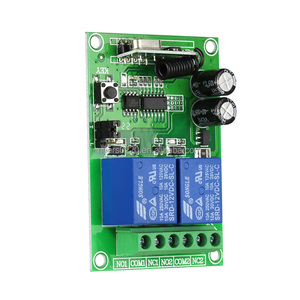 Récepteur universel DC 12V 433,92 MHz 2 canaux pour porte de garage Récepteur <span class=keywords><strong>radio</strong></span> Porte automatique Lumière <span class=keywords><strong>Volet</strong></span> <span class=keywords><strong>roulant</strong></span> Pompe moteur - Product Image 2