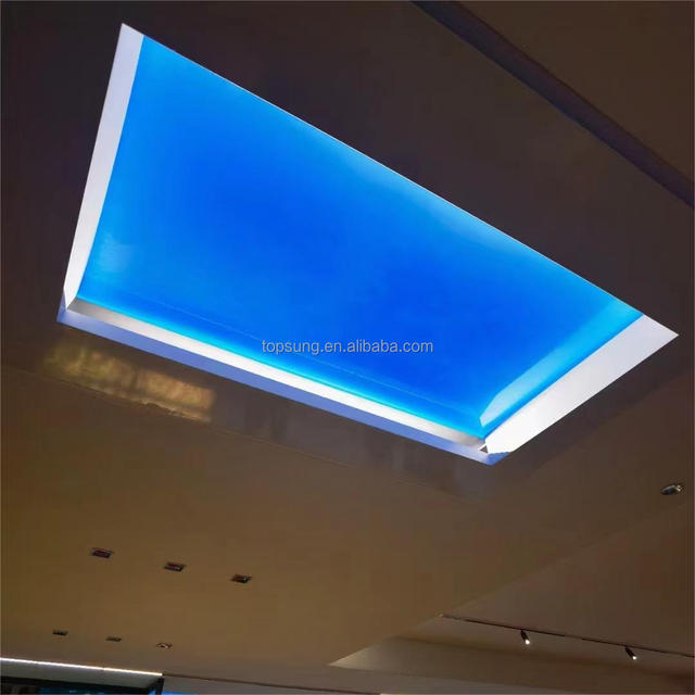 Smart Home Sky Light Panel Light 1200x600mm 120x60cm Blue Color Led Skylight Ceiling Lighting