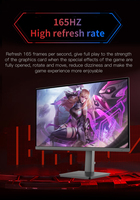 27 32 34 pouces 1K 2K 4K 120Hz 144Hz 165Hz 180Hz 240Hz moniteur plat incurvé Pc moniteur d'ordinateur 34 pouces moniteur de jeu Gamer