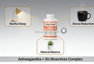 Capsules Adaptogènes pour la Gestion du Cortisol : Soulagement du Stress, Soutien du Sommeil et Équilibre du Système Nerveux – Formule Marque Blanche - Product Image 5