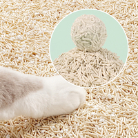 Litière pour chat parfumée en option avec OEM ODM personnalisé, litière pour chat en tofu écologique de qualité export 5kg 2.5kg