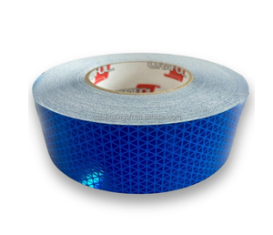 Señal <span class=keywords><strong>de</strong></span> tráfico impermeable autoadhesivo micro diamante grado prismático alta intensidad PET PVC lámina <span class=keywords><strong>de</strong></span> vinilo altamente reflectante - Product Image 1