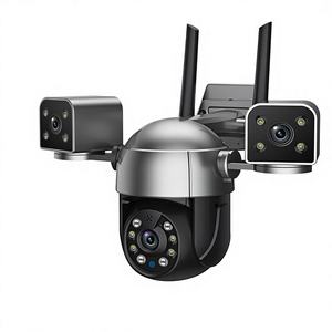 Cámara Inalámbrica de Alta Definición para el Hogar, Seguridad de 360 Grados, Visión Nocturna a Todo Color, IP66 Impermeable, Control Remoto desde el Teléfono Móvil, Bidireccional - Product Image 1