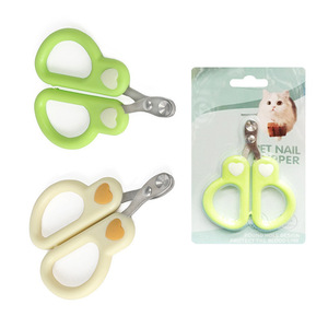 Mini coupe-ongles pour animaux de compagnie, 12,5 mm, à mâchoires rondes, en acier inoxydable, lame courbée, pour chats et chiens - Product Image 1
