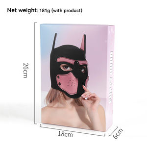 БДСМ собака ролевые игры Фетиш щенок головной убор повязка на голову маска шляпа Эротические товары для взрослых - Product Image 6