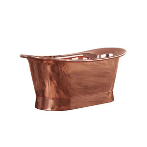 Compre una bañera ovalada de cobre, hecha a mano, duradera y de primera calidad para uso en baños, de exportadores. - Product Image 2