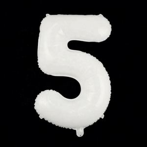 Globos de Número de Cumpleaños Blancos de 32 Pulgadas, Directo de Fábrica, Decoraciones para Fiestas - Product Image 6