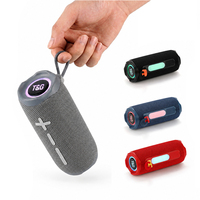 Speaker Portabel Bluetooth Super Bass Boombox Nirkabel dengan Radio FM/TF/USB, Lampu RGB, Woofer Bass, Tahan Air