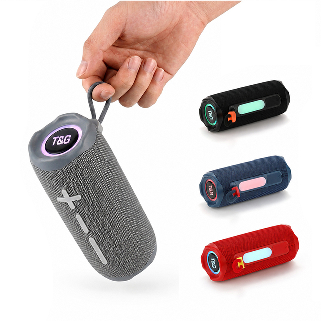 Super Bass Boombox Wireless Blue-tooth Portable Speaker FM Radio/TF/USB Party RGB Light Woofer Bass Waterproof Speaker