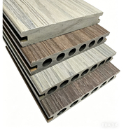 Planches de terrasse WPC co-extrudées imperméables, double couleur, 140*23mm, résistantes à la décoloration et aux rayures, pour extérieur