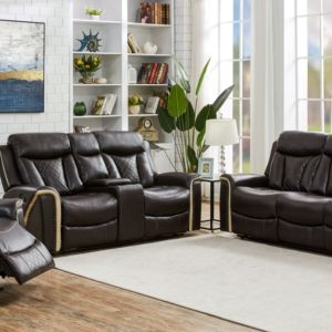 Juego de Sofás Reclinables Diseñados para Sala de Estar, Juego de Muebles de Sala de Estar, Sofá Seccional de 7 Plazas, Sillón Reclinable Moderno para TV, Sofá Reclinable Eléctrico - Product Image 6