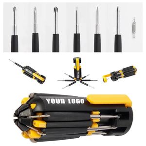 Promotional 8-in-1 Multi-Functional Screwdriver <b>Set</b> with LED Light Outdoor Tool Mini Custom Logo - Product Image 1