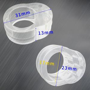 Tope de puerta de silicona, perilla de puerta transparente, parachoques, paredes, protector de muebles - Product Image 3