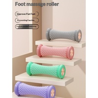 Rouleau de massage des pieds en PVC pour yoga, masseur mécanique pour la relaxation musculaire, masseur de fascia plantaire pour le fitness et le remodelage corporel