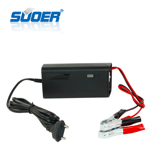 Suoer Three-Phase Intelligent 12V 5A Car Battery Charger