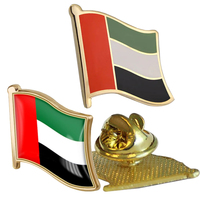 Venta al por mayor 2023 52 imán de Metal Emiratos Árabes Unidos mapa broche solapa Pin insignia UAE Día Nacional regalo bandera Pin
