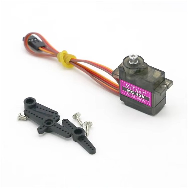 MG90S 9g Metal Gear Digital Servo (Compatible with SG90) for RC Helicopter Airplane Boat Car Drone & Robot Toy Parts-14 Years &