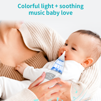 Nettoyeur nasal multifonction pour bébé, 5 modes avec musique et spectacle de lumière LED, silicone écologique, rechargeable, prix de gros pour les revendeurs