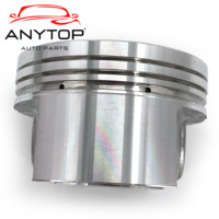 ANYTOP Kit Piston 72mm dengan Pin untuk Mesin Chery QQ3 QQ6 A1 M1 X1 SQR472 OE 472-1004021 Mesin Empat Silinder