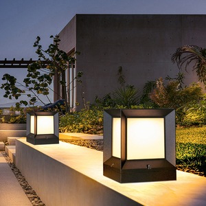 Luz Led de Césped para Patio al Aire Libre Luces de Bolardo Led de Bajo Voltaje Lámpara de Bolardo de Jardín - Product Image 1