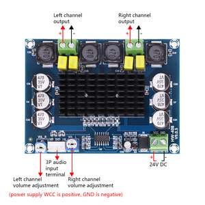 Module d'amplificateur audio stéréo HiFi Roarkit Tpa3116d2 DC12-26V double canal pour enceintes domestiques - Product Image 6