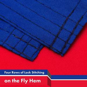 ธงกัมพูชาธง3X5ฟุตแบนเนอร์โพลีเอสเตอร์พร้อมห่วงทองเหลืองสีสันสดใส - Product Image 3