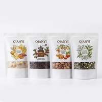 Sachet Doypack en plastique refermable, écologique, personnalisé, anti-humidité et anti-odeur, avec fenêtre, pour la vente en gros