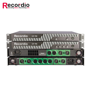 Recordio 2024 nuevo diseño profesional 2 canales 600 vatios amplificador de potencia <span class=keywords><strong>1U</strong></span> para escuelas de iglesias de escenario - Product Image 5